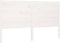 vidaXL - Hoofdbord - 141x4x100 - cm - massief - grenenhout - wit