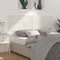 vidaXL - Hoofdbord - 141x4x100 - cm - massief - grenenhout - wit