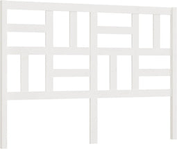 vidaXL - Hoofdbord - 141x4x104 - cm - massief - grenenhout - wit