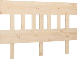 vidaXL - Hoofdbord - 143,5x3x81 - cm - massief - grenenhout