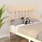 vidaXL - Hoofdbord - 143,5x3x81 - cm - massief - grenenhout