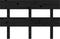 vidaXL - Hoofdbord - 144x3x81 - cm - massief - grenenhout - zwart