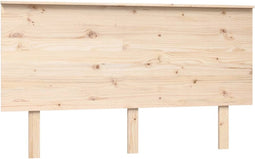 vidaXL - Hoofdbord - 144x6x82,5 - cm - massief - grenenhout