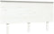 vidaXL - Hoofdbord - 144x6x82,5 - cm - massief - grenenhout - wit