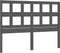 vidaXL - Hoofdbord - 145,5x4x100 - cm - massief - grenenhout - grijs