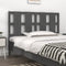 vidaXL - Hoofdbord - 145,5x4x100 - cm - massief - grenenhout - grijs