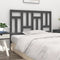 vidaXL - Hoofdbord - 145,5x4x100 - cm - massief - grenenhout - grijs
