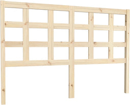 vidaXL - Hoofdbord - 145,5x4x100 - cm - massief - grenenhout