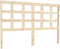 vidaXL - Hoofdbord - 145,5x4x100 - cm - massief - grenenhout