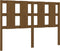 vidaXL - Hoofdbord - 145,5x4x100 - cm - massief - grenenhout - honingbruin