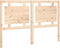 vidaXL - Hoofdbord - 145,5x4x100 - cm - massief - grenenhout