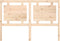 vidaXL - Hoofdbord - 145,5x4x100 - cm - massief - grenenhout