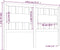 vidaXL - Hoofdbord - 145,5x4x100 - cm - massief - grenenhout - honingbruin