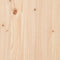 vidaXL - Hoofdbord - 145,5x4x100 - cm - massief - grenenhout