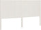 vidaXL - Hoofdbord - 145,5x4x100 - cm - massief - grenenhout - wit