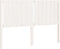 vidaXL - Hoofdbord - 145,5x4x100 - cm - massief - grenenhout - wit