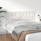vidaXL - Hoofdbord - 145,5x4x100 - cm - massief - grenenhout - wit