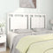 vidaXL - Hoofdbord - 145,5x4x100 - cm - massief - grenenhout - wit