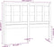 vidaXL - Hoofdbord - 145,5x4x100 - cm - massief - grenenhout - wit