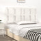 vidaXL - Hoofdbord - 145,5x4x100 - cm - massief - grenenhout - wit
