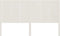 vidaXL - Hoofdbord - 145,5x4x100 - cm - massief - grenenhout - wit