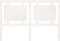 vidaXL - Hoofdbord - 145,5x4x100 - cm - massief - grenenhout - wit
