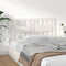 vidaXL - Hoofdbord - 145,5x4x100 - cm - massief - grenenhout - wit