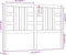 vidaXL - Hoofdbord - 146x4x100 - cm - massief - grenenhout - grijs