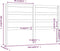vidaXL - Hoofdbord - 146x4x100 - cm - massief - grenenhout - grijs