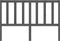vidaXL - Hoofdbord - 146x4x100 - cm - massief - grenenhout - grijs