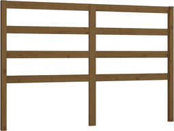 vidaXL - Hoofdbord - 146x4x100 - cm - massief - grenenhout - honingbruin