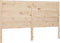vidaXL - Hoofdbord - 146x4x100 - cm - massief - grenenhout