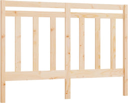 vidaXL - Hoofdbord - 146x4x100 - cm - massief - grenenhout