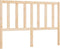 vidaXL - Hoofdbord - 146x4x100 - cm - massief - grenenhout
