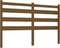 vidaXL - Hoofdbord - 146x4x100 - cm - massief - grenenhout - honingbruin