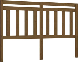 vidaXL - Hoofdbord - 146x4x100 - cm - massief - grenenhout - honingbruin