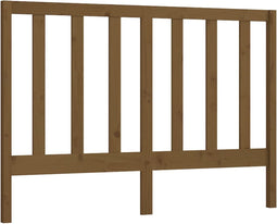 vidaXL - Hoofdbord - 146x4x100 - cm - massief - grenenhout - honingbruin
