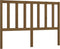 vidaXL - Hoofdbord - 146x4x100 - cm - massief - grenenhout - honingbruin
