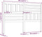 vidaXL - Hoofdbord - 146x4x100 - cm - massief - grenenhout