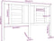 vidaXL - Hoofdbord - 146x4x100 - cm - massief - grenenhout