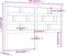 vidaXL - Hoofdbord - 146x4x100 - cm - massief - grenenhout