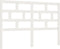 vidaXL - Hoofdbord - 146x4x100 - cm - massief - grenenhout - wit