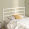 vidaXL - Hoofdbord - 146x4x100 - cm - massief - grenenhout - wit