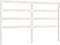 vidaXL - Hoofdbord - 146x4x100 - cm - massief - grenenhout - wit