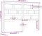 vidaXL - Hoofdbord - 146x4x100 - cm - massief - grenenhout - wit