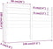 vidaXL - Hoofdbord - 146x4x100 - cm - massief - grenenhout - zwart