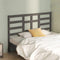 vidaXL - Hoofdbord - 146x4x104 - cm - massief - grenenhout - grijs