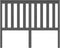 vidaXL - Hoofdbord - 146x6x101 - cm - massief - grenenhout - grijs
