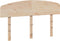 vidaXL - Hoofdbord - 150 - cm - massief - grenenhout