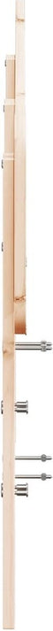 vidaXL - Hoofdbord - 150 - cm - massief - grenenhout